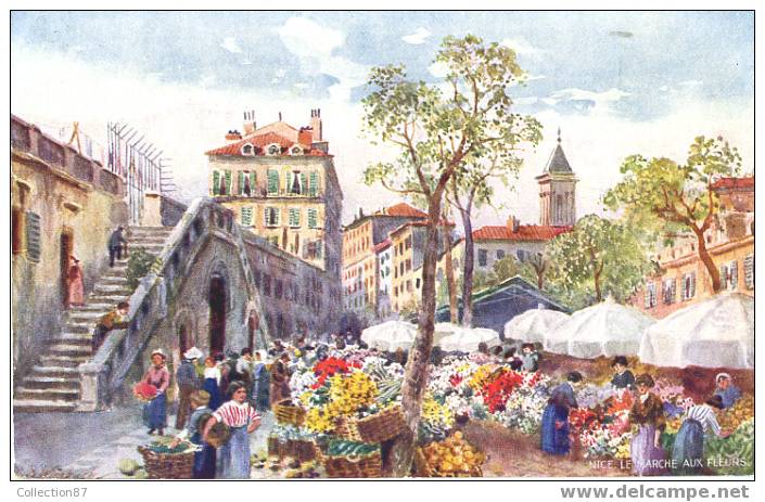 RAPHAEL TUCK N° 105 - 06 - NICE - MARCHE Aux FLEURS - Markets, Festivals