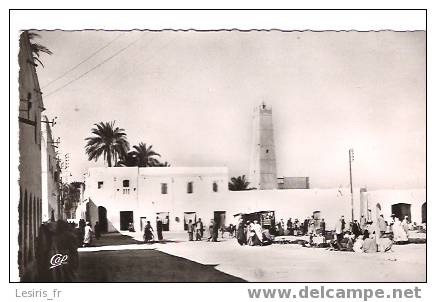 CP - PHOTO - OUARGLA - 1503 - LE MINARET - C. A. P. - TRES ANIME - Ouargla