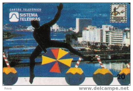 BRAZIL 20 U L  STAMP  EXHIBITION  RECIFE  SEP 1996  SKYLINE   SPECIAL PRICE !! - Brazil