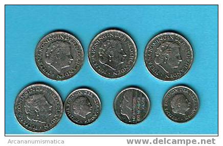 HOLANDA  LOTE DE 7 MONEDAS CIRCULADAS  DL-336 - Collezioni