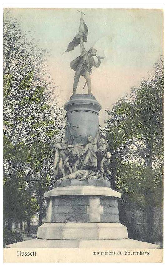 Hasselt, Monument Du Boerenkryg, Boerenkrijg, 1907, Ed. Ep. G. Ghuys, Hasselt - Hasselt