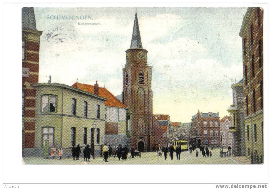 SCHEVENINGEN Keizerstraat Gelopen 1909  Zie Scans - Scheveningen