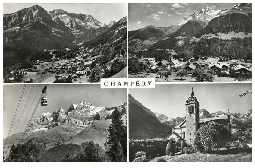 SUISSE - CHAMPERY - Vues Multiples - Champéry