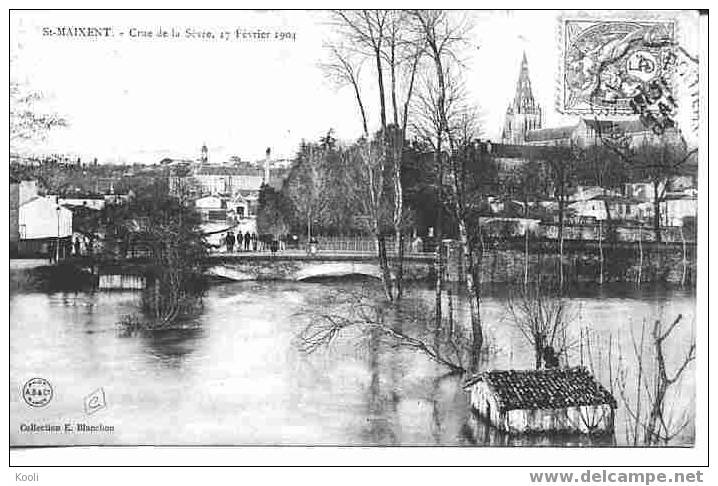 79Z72-SMA-05 - SAINT-MAIXENT - Crue De La Sèvre 19 Février 1904 - Saint Maixent L'Ecole