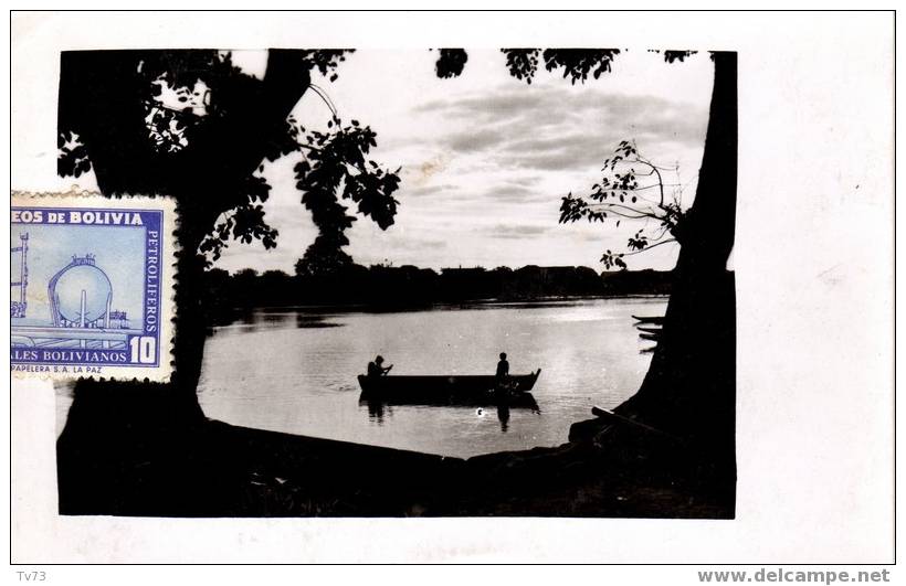 Cpb 406 - Bolivie - Bolivia - Barque Sur Une Rivière - RPPC - Bolivië