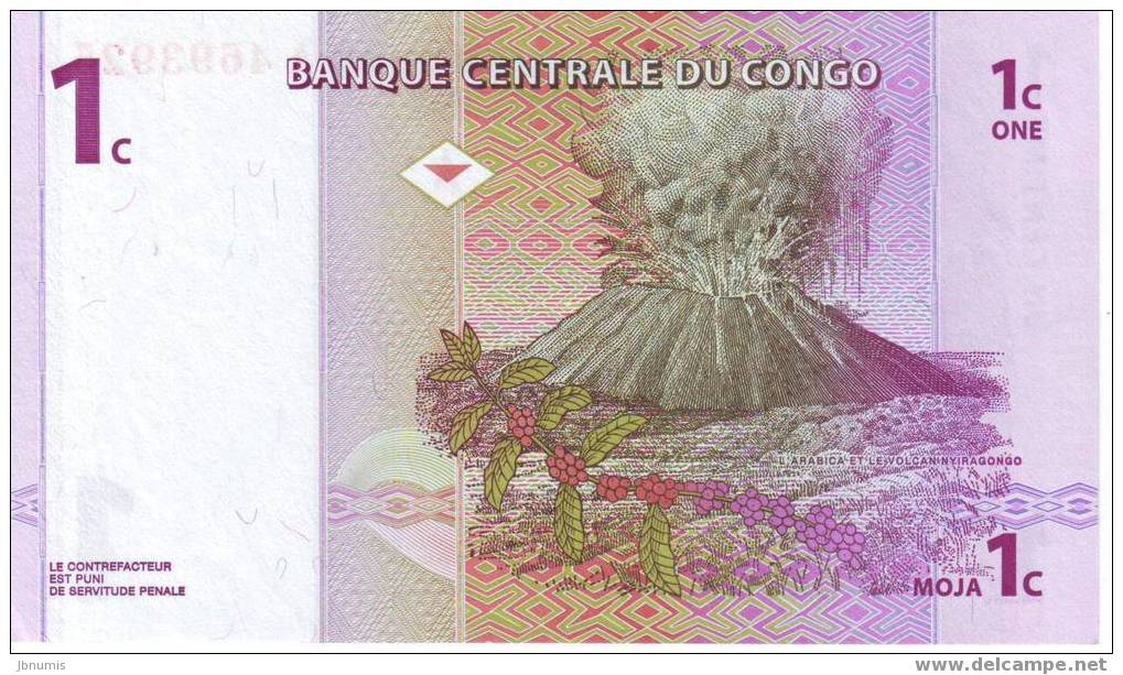 République Démocratique Du Congo 1 Centime 1 11 1997 UNC P80a - Ohne Zuordnung