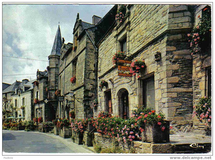 Carte Postale  56. Rochefort-en-Terre Boucherie Gouëlle Rue Du Porche - Rochefort En Terre