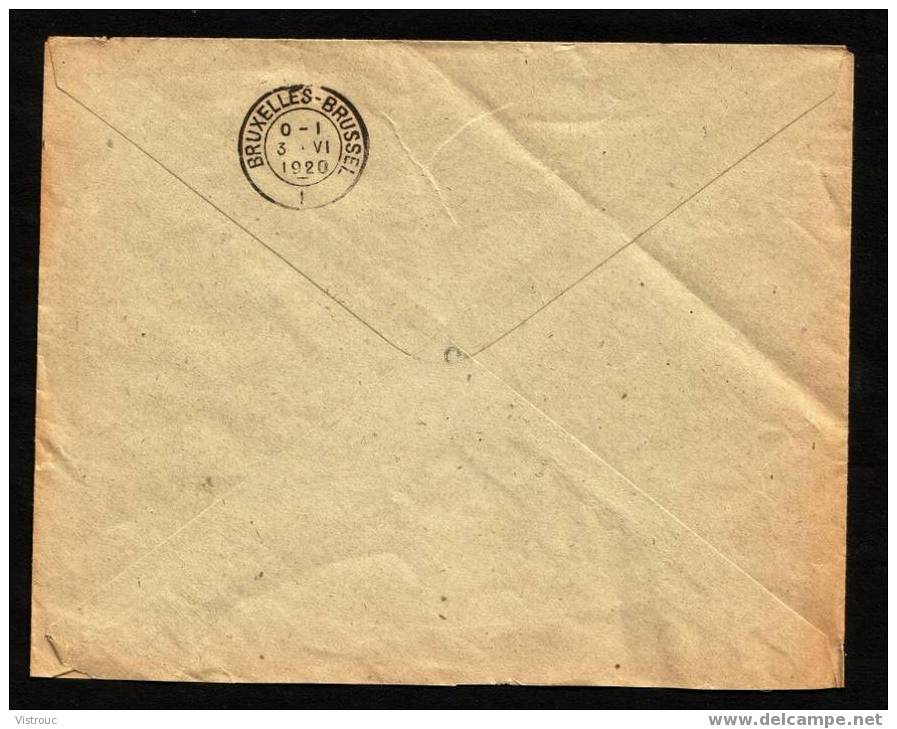 COB N°139A  Seul Sur Lettre - Oblitération: "OOSTENDE - 1H  2-VI-1920". - Lettres & Documents