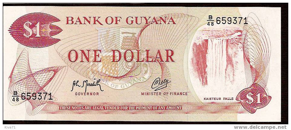 1 Dollar  "GUYANE"   ND   UNC  Ble 36 - Guyana