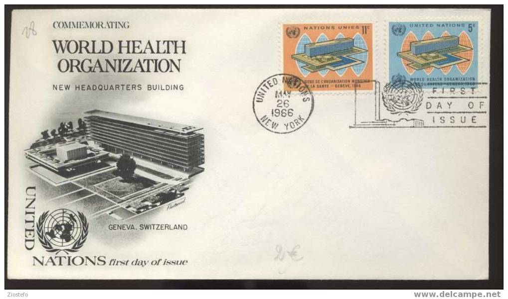 Fde28  Fdc United Nations World Health Organization Who 1966 - Otros & Sin Clasificación