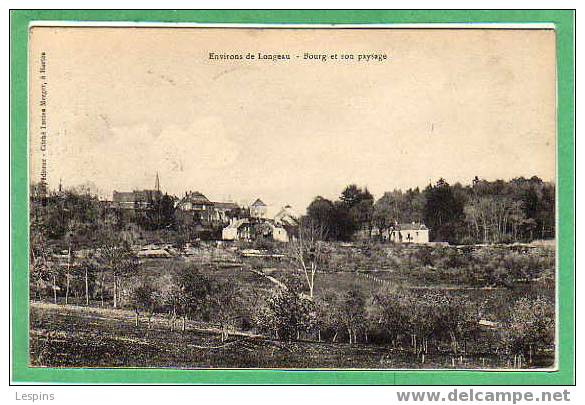 52 - LONGEAU -- Environ - Bourg Et Son Paysage - Le Vallinot Longeau Percey