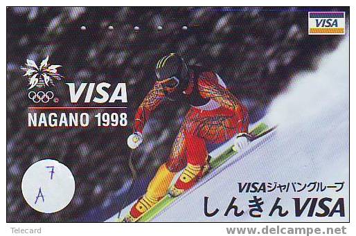 Jeux Olympiques (7a) OLYMPIC GAMES NAGANO SPORT Sur Telecarte - Jeux Olympiques