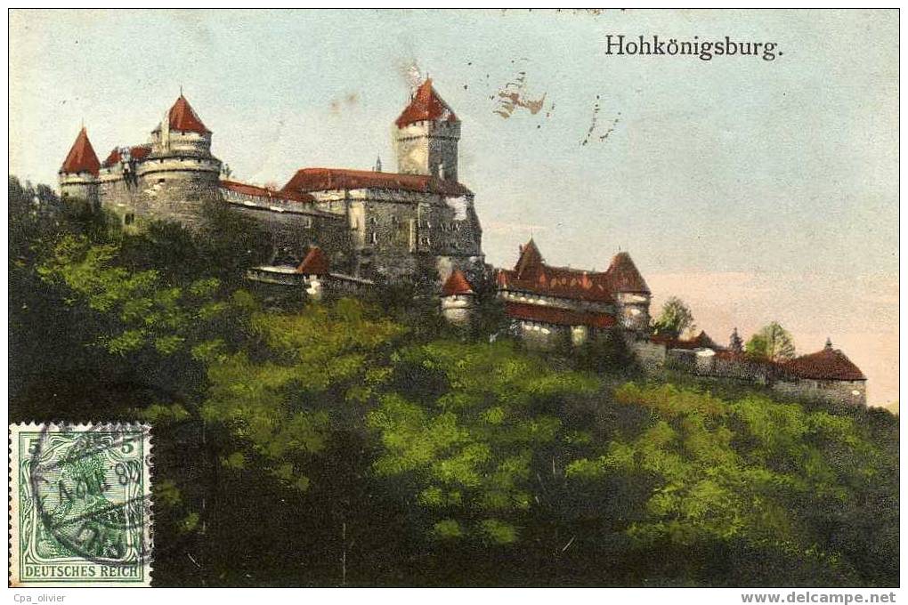 67 HOHKONIGSBURG HOHKOENIGSBURG Chateau, Colorisée, Ed Luib, 1908 - Selestat