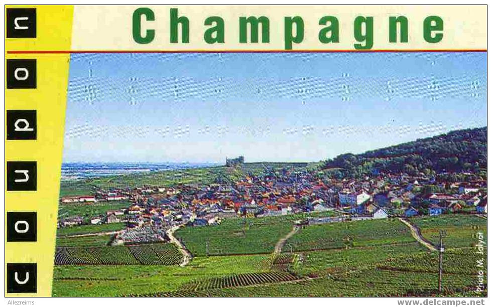 Ticket TUR Thème Champagne VERZENAY - Europe