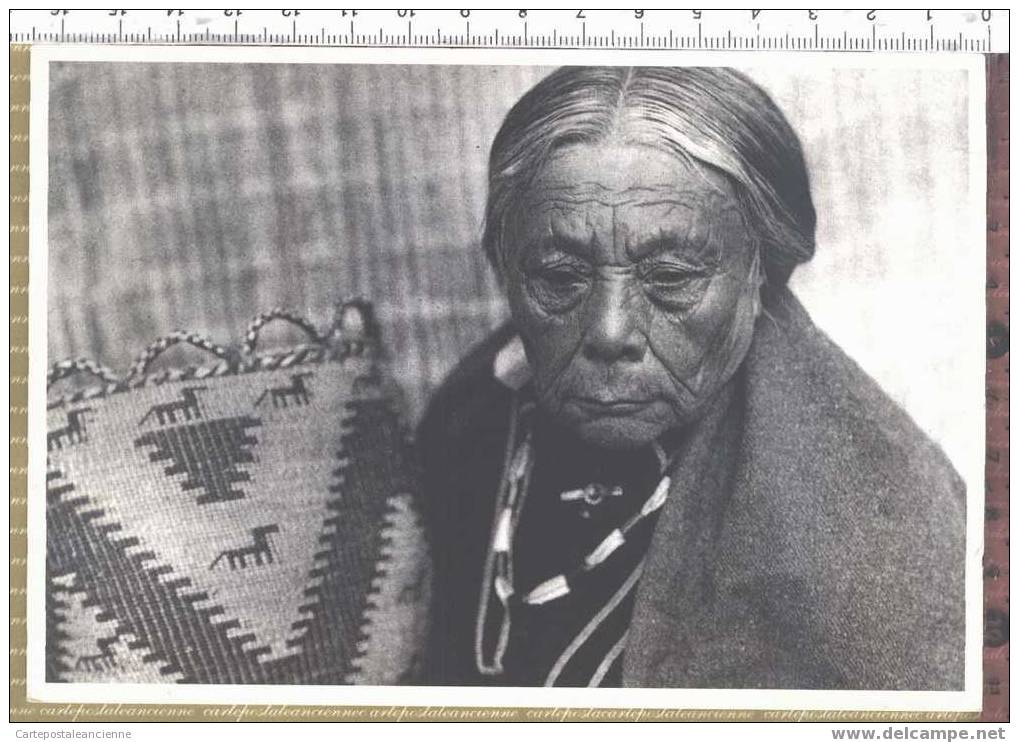 INDIEN US FIRST PEOPLE WEAVER SKOKOMISH REPRODUCTION De PHOTO CURTIS 1912 Ed GARFINKEL PRINTED 1993 /N.VOY /C6517 - Indios De América Del Norte