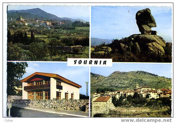 SOURNIA Multi Vues Le Rocher Cornu Le Foyer Rural - Sournia