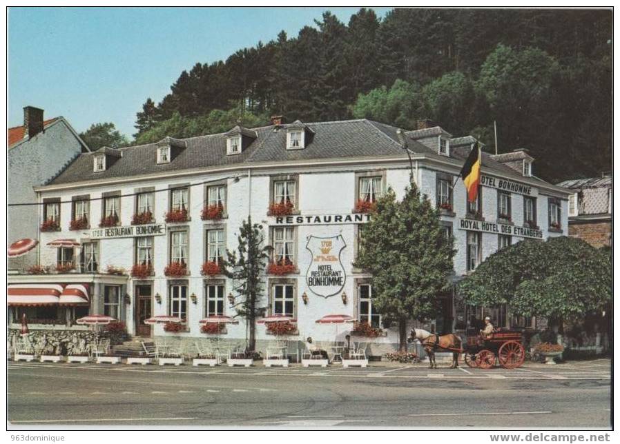 Remouchamps - Royal Hotel Des Etrangers Bonhomme  - Paard En Koets - Aywaille