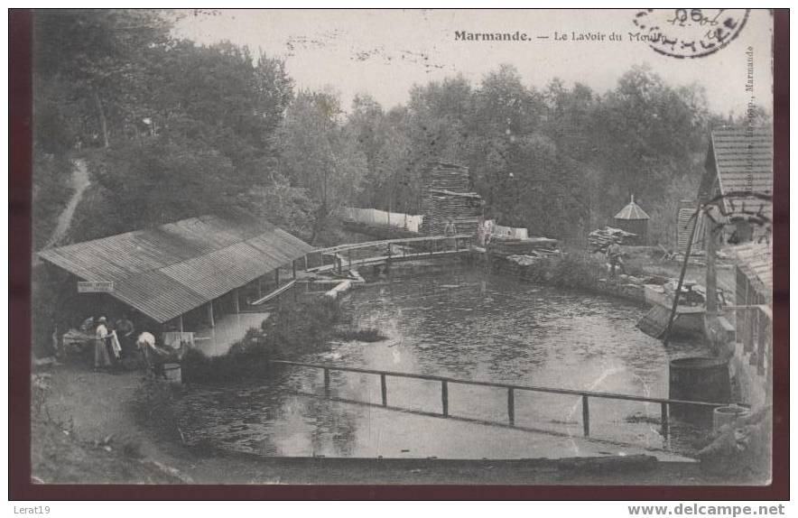 47...LOT ET GARONNE..MARMANDE..LE LAVOIR DU MOULIN....ECRITE....‹(•¿•)› - Marmande