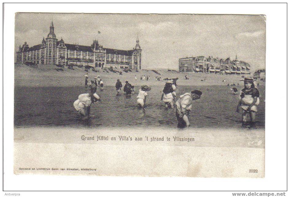 VLISSINGEN Grand Hotel En Villas  Gelopen 1903 - Vlissingen