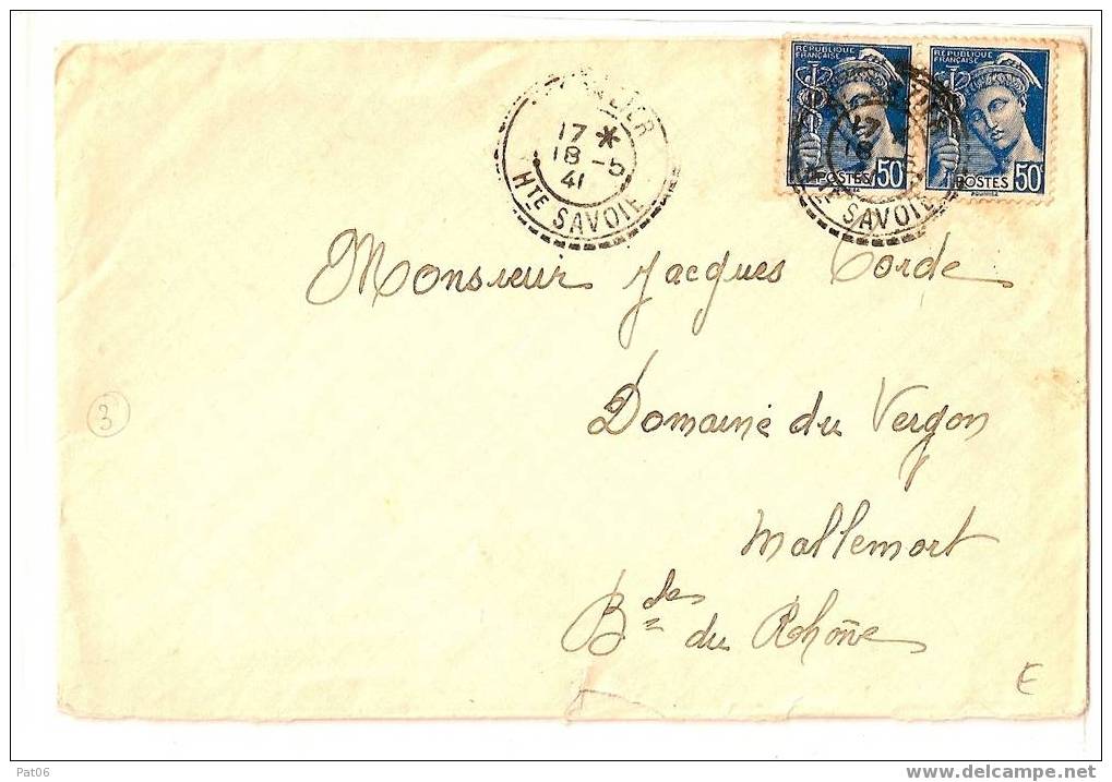 HTE SAVOIE -  ALLONZIER - 1938-42 Mercure