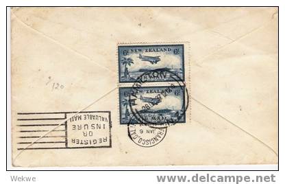 NZ049/ Air-mail Mf. (9 X) Per American Samoa Clipper  Service (Brief, Cover, Lettre) - Covers & Documents