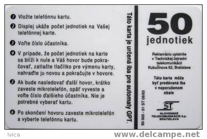 SLOVAKIA - Little Girl - 50.000 - 01 ST 08/93 - Slovaquie