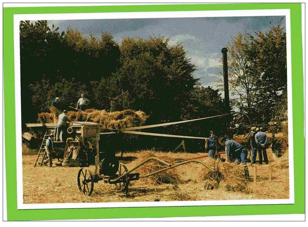 FAINS LA FOLIE 28 BATTERIE A LA FETE DES BATTAGES 1989 CLICHE LE POUL CARTE EN SUPERBE ETAT - Landwirtschaftl. Anbau