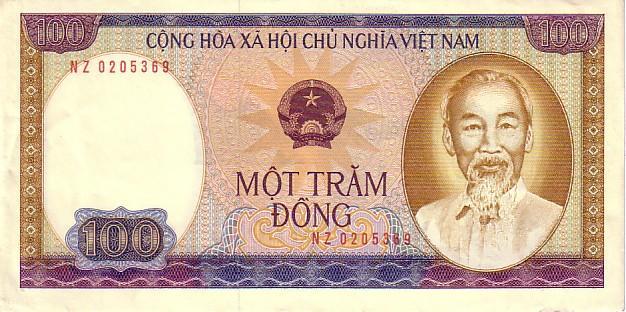 VIET NAM     100 Dong   Non Daté (1980)    Pick 88a     *****QUALITE  XF ***** - Viêt-Nam