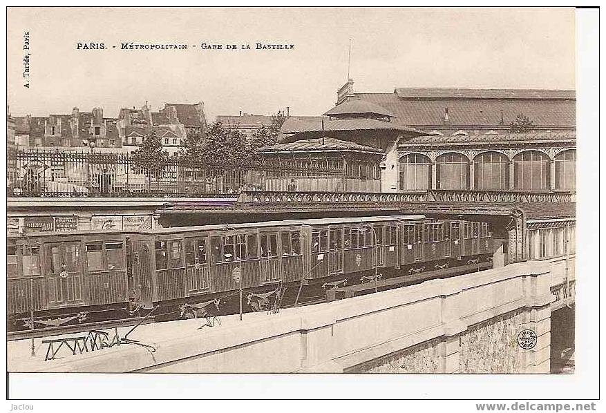 PARIS GARE DL LA BASTILLE METROPOLITAIN REF 3579 - Metro