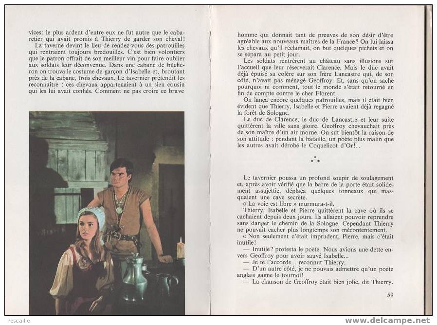 Thierry La Fronde La Chanson D´Isabelle ORTF Les Romans Du Livre D´or 1965 60 Pages - Kino/Fernsehen