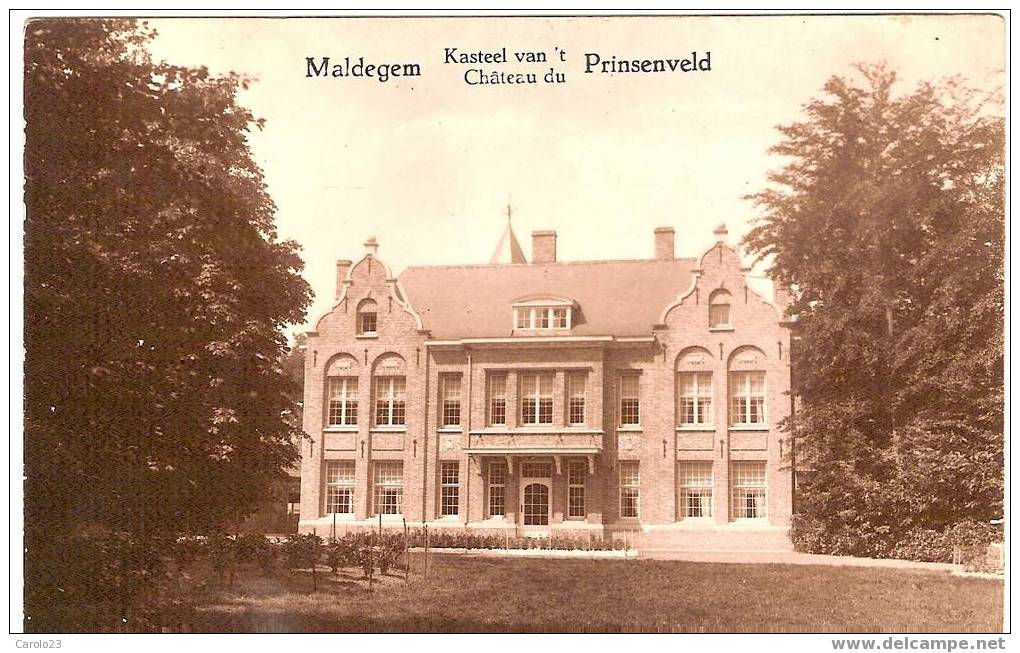 MALDEGEM  :  CHATEAU  DU  PRINSENVELD - Maldegem