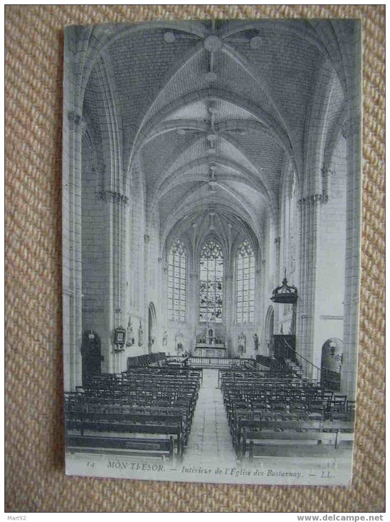 37 MONTRESOR INTERIEUR  EGLISE DES BASTARNAY - Montrésor