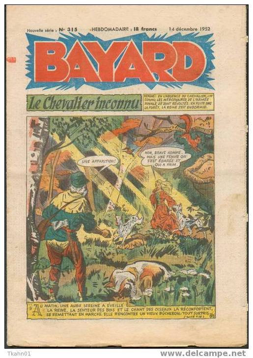 BAYARD  NOUVELLE SERIE  N° 315   DU  14  DECEMBRE  1952 - Bayard