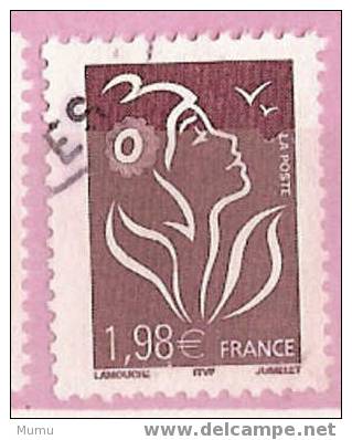FRANCE  OB MARIANNE LAMOUCHE  YT  N°  3759  COTE1,50 - 2004-2008 Marianne De Lamouche