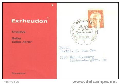 Berlin Mi-Nr 432 FDC (P030)- - 1971-1980