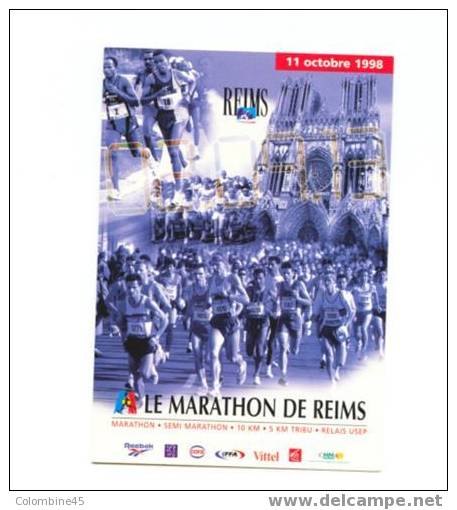 Cpm Marathon Reims 1998 Athletisme - Atletiek