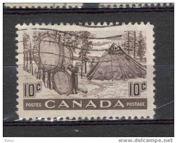 241 OB CANADA "SECHAGE DE PEAUX" - Used Stamps