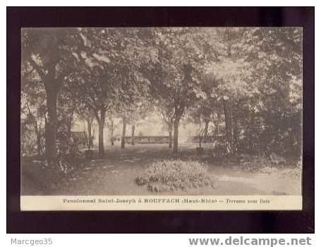 17915 Pensionnat St Joseph à Rouffach Terrasse Sous Bois édit.david & Vallois  Belle Carte - Rouffach