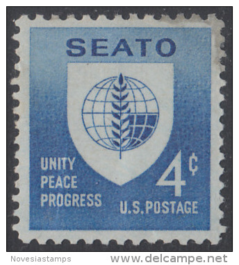 !a! USA Sc# 1151 MNH SINGLE (Gum Slightly Damaged) -SEATO - Unused Stamps