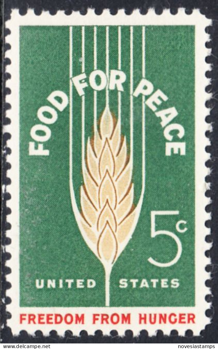 !a! USA Sc# 1231 MNH SINGLE (a1) - Food For Peace - Ungebraucht