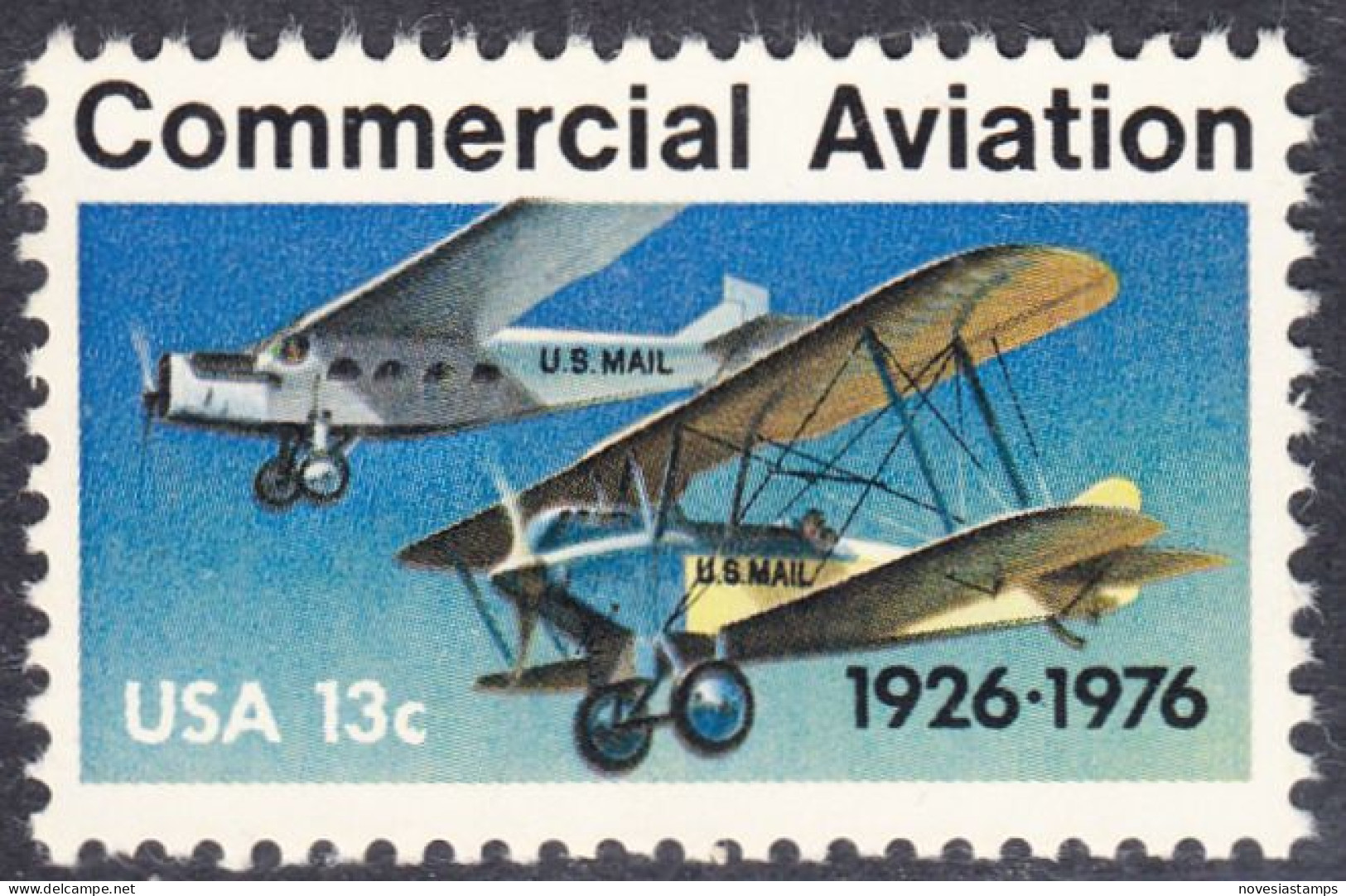 !a! USA Sc# 1684 MNH SINGLE - Commercial Aviation - Unused Stamps