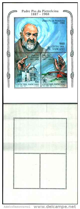 134) VATICANO-6 Serie Complete +2 Foglietti Del 1999 Nuove Con Gomma Integra** - Neufs