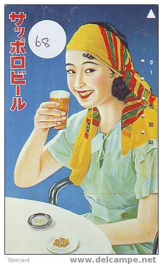 Télécarte BIER (68) BEER - BIERE - CERVEZA Japon - Food