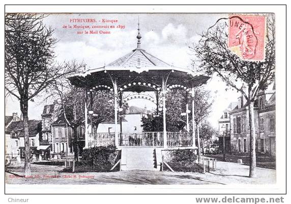 PITHIVIERS KIOSQUE DE LA MUSIQUE SUR LE MAIL OUEST - Pithiviers