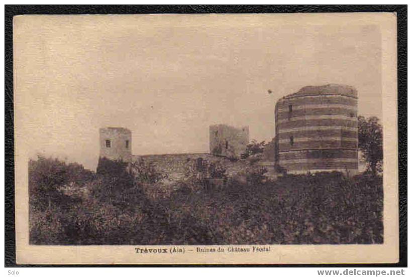 TREVOUX - Ruines Du Château Féodal - Trévoux