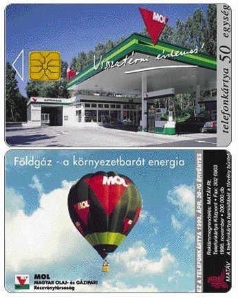 Hungary - 2 Diff. Cards With Hot Air Balloons - Flugzeuge