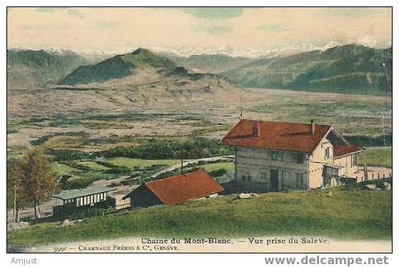 France  Chaine Du Mont Blanc  Vue Prise Du Salève - Saint-Julien-en-Genevois