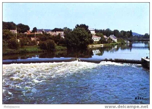 Cpsm Vic Sur Aisne (02) Le Barrage - Vic Sur Aisne