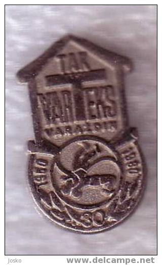 VARTEKS - Croatia Wrestling Club ... Old Pin Badge * Lutte Lotta Lucha Ringen Luta Anstecknadel Abzeichen Spilla - Worstelen