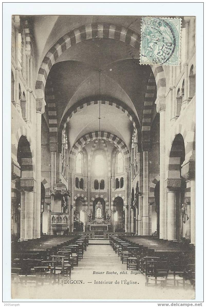 71 Dép.- Digoin - Intérieur De L'Eglise. - Digoin